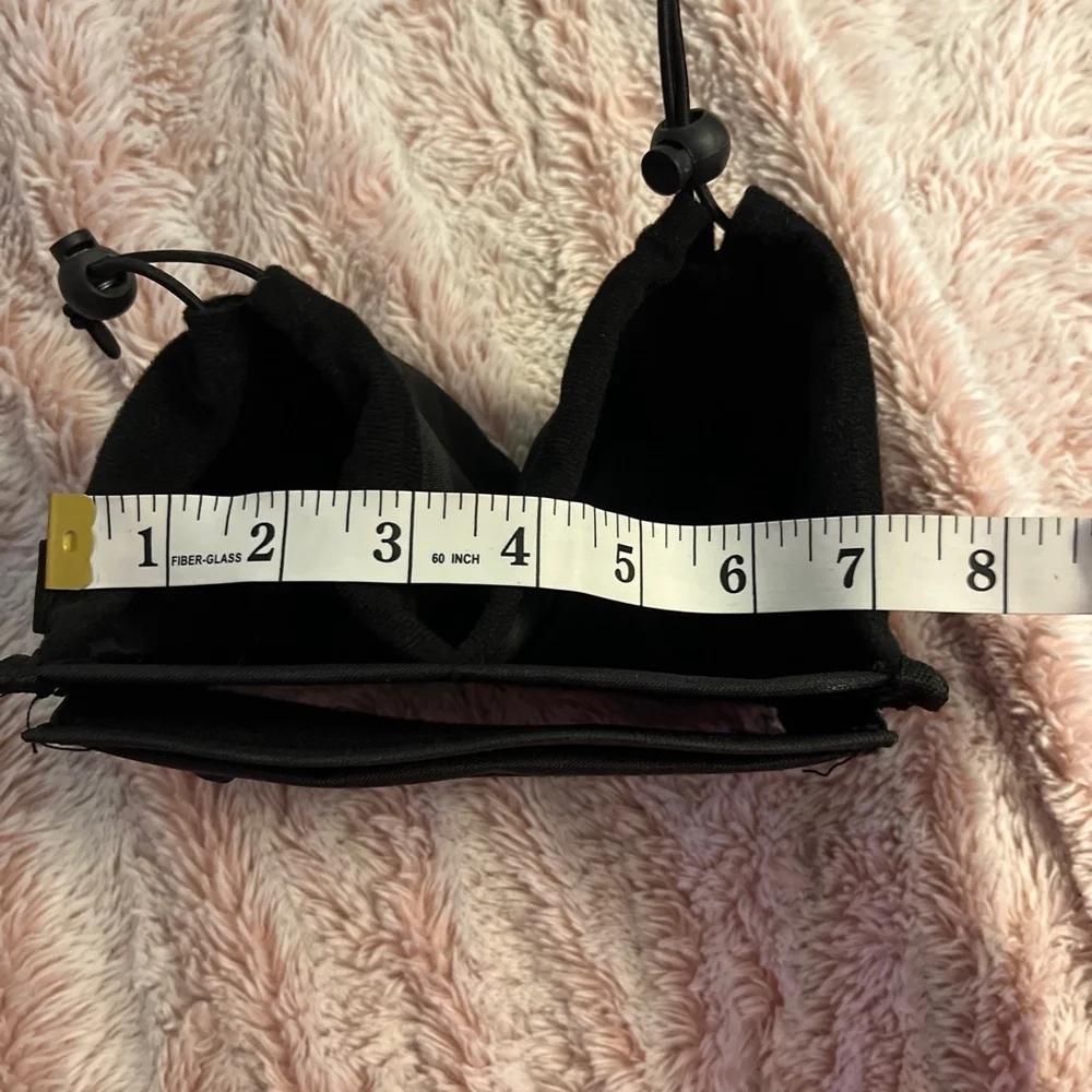 Travel Luggage Handle Organizer Black Cup Holder Zipper Pocket